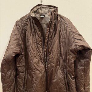 Brown White Sierra Winter-Ski Jacket – Women’s Size Large